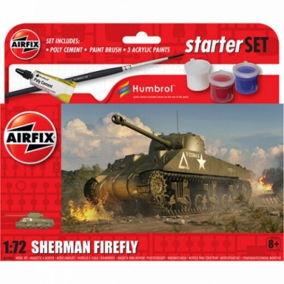 Airfix A55003 1:72 Sherman Firefly Starter Set